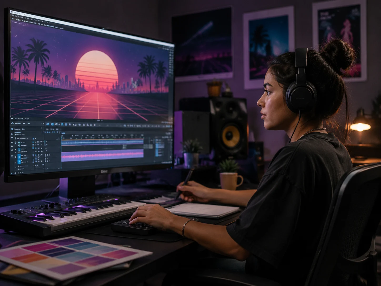 Utwory inspirowane Vaporwave do projektów wizualnych