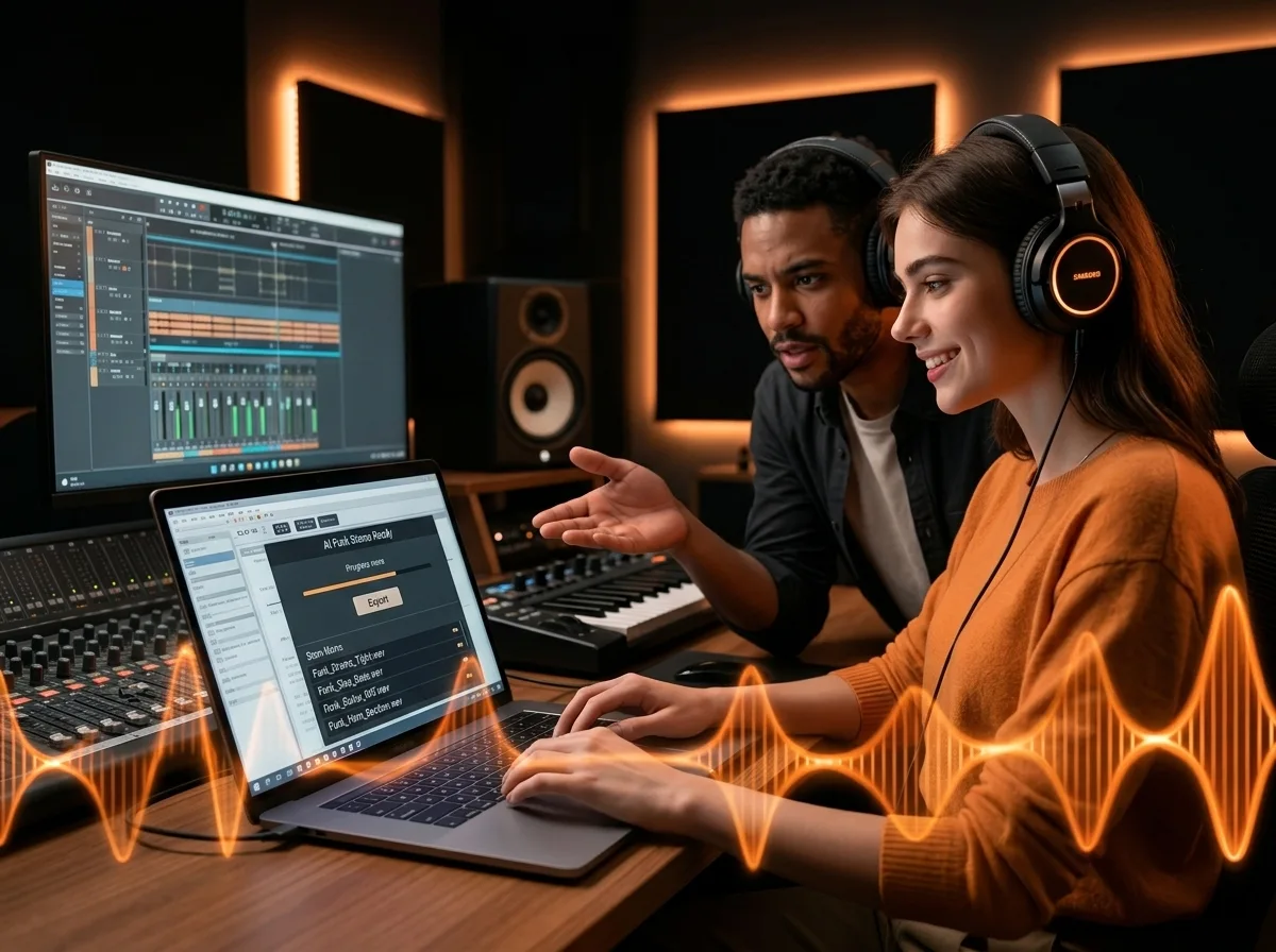 DAW仕上げ用のステムをエクスポート