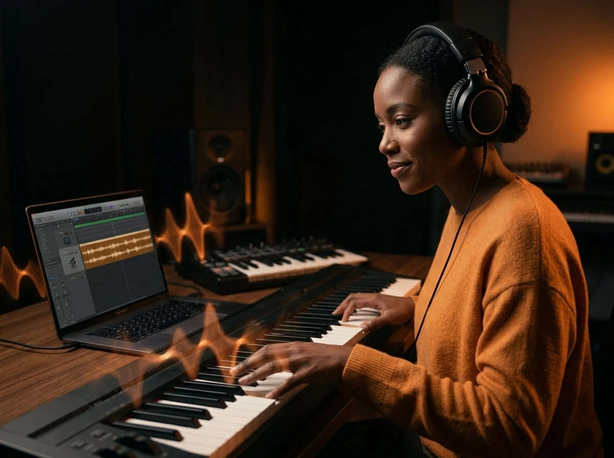 Garder le piano au premier plan