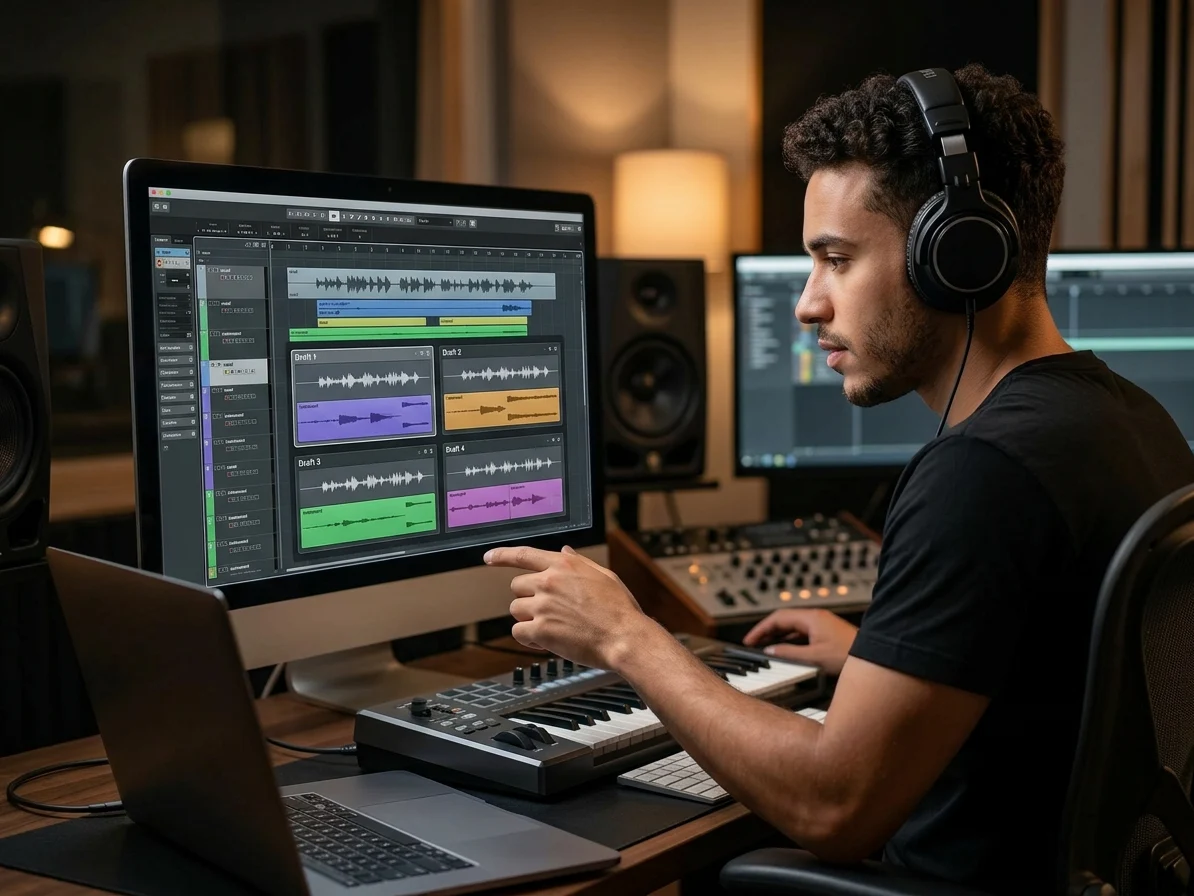 Vocal- oder Instrumental-Drafts erstellen