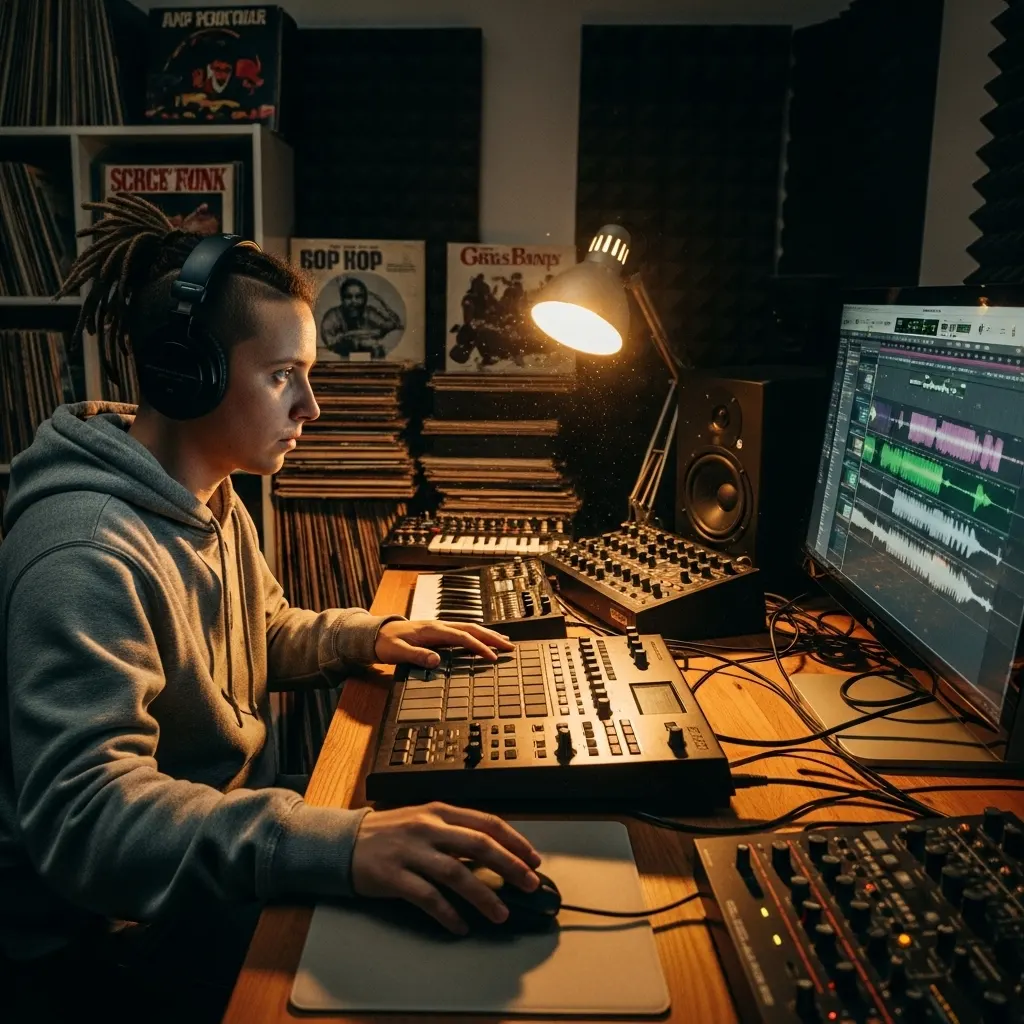 Musikproduzenten, die den KI Stem Splitter für Sampling verwenden