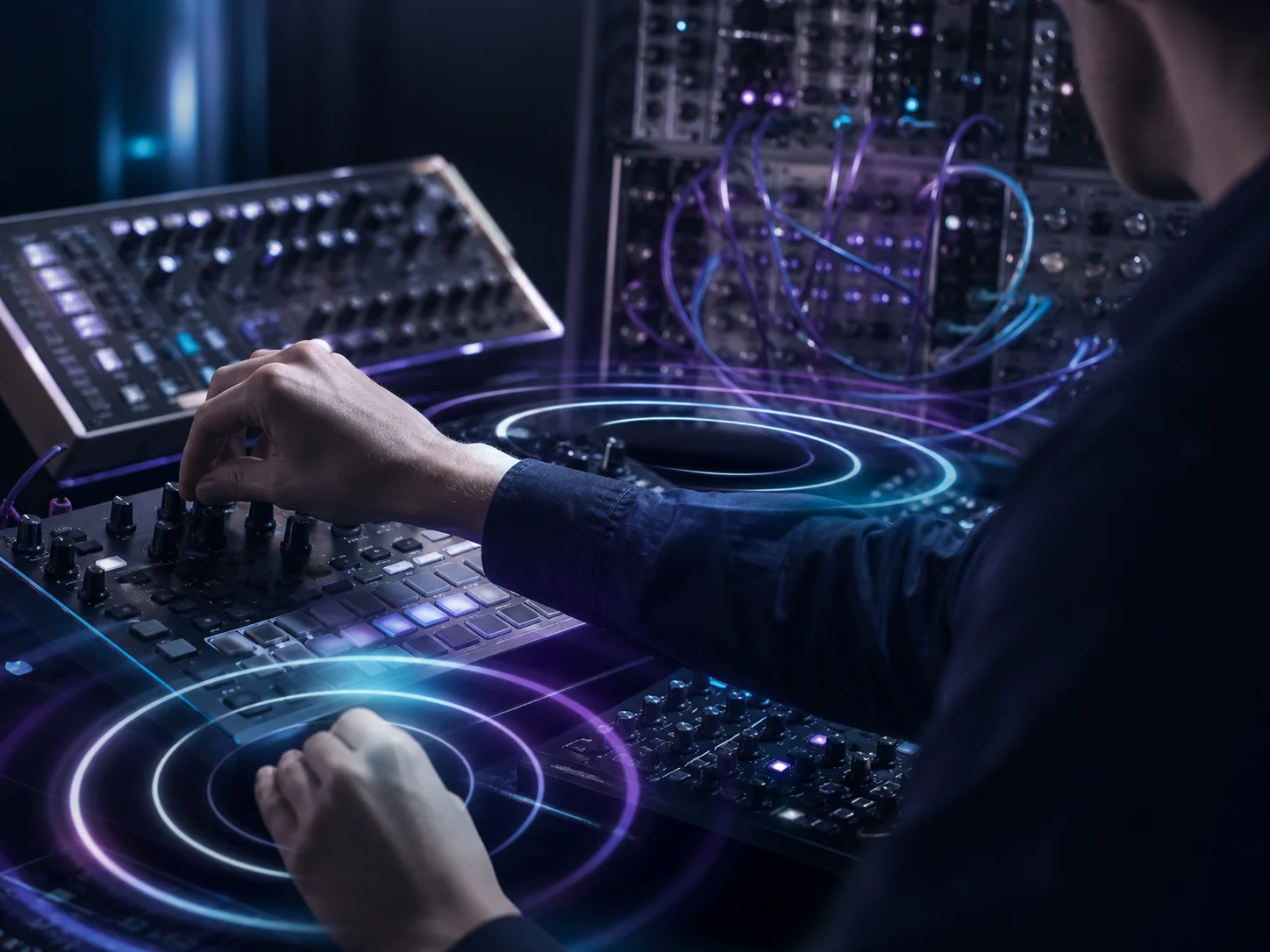 Produzent beschreibt Techno-Rhythmus, Bass und Synthesizerklang